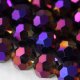 Chinese crystal 10mm round beads , Purple Light, 20 Beads