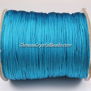 thick about 1mm, nylon string, capri blue,sold by the meter