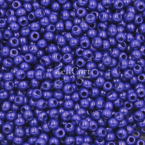 1.8mm AAA round seed beads 13/0, sapphire, #F08, approx. 30 gram bag