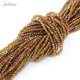 130Pcs 3x4mm Chinese Crystal Rondelle Beads strand, brown purple light