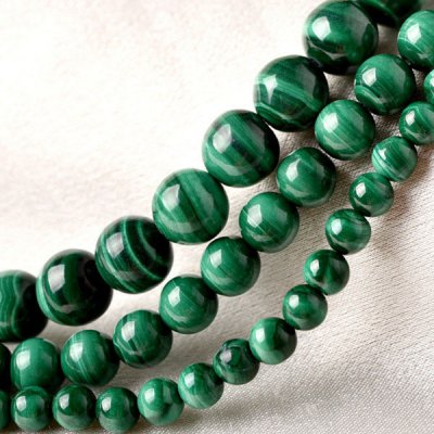 Synthetic Malachite Beads,4mm 6mm 8mm 10mm 12mm Round Gemstone Beads, 15.5 inch