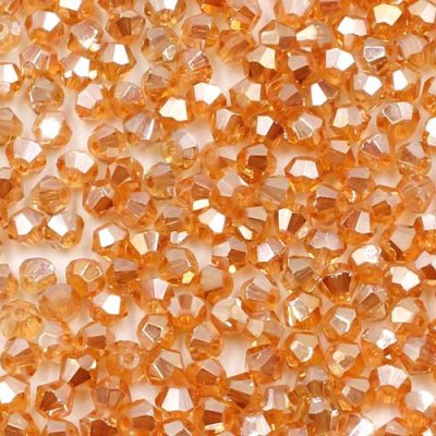 700pcs Chinese Crystal 4mm Bicone Beads golden shadow, AAA quality