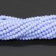130Pcs 3x4mm Chinese Crystal Rondelle Beads, opaque lt sapphire