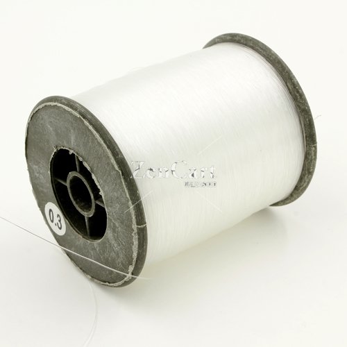braided beading thread, 3D Beading wire, 0.3mm, about 7000 meters per spool