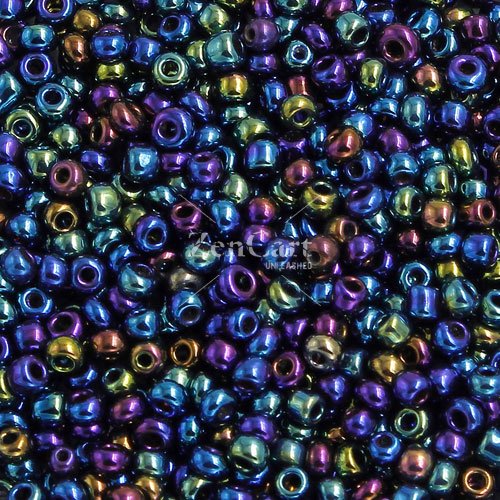 2mm AAA round seed beads 12/0, Multicolor, #MX14, approx. 30 gram bag