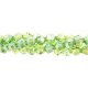 95Pcs Chinese Crystal 6mm Round Beads, fern green AB