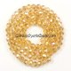 Chinese Crystal 4mm Round Bead Strand, G. champpagne AB, about 100 beads