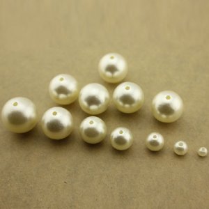 Imitation Pearl, Acrylic Beads, round beads, Hole:Approx 1mm, sold by 100 pieces per pkg, more size you can choose