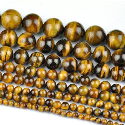 AAA quality Tigers eye gemstone Beads 4mm 6mm 8mm 10mm 12mm 14mm 16mm 18mm 20mm Round 15 Inch