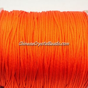 1.5mm nylon cord, orange, Pave string unite, sold by the meter,