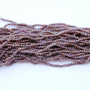 10 strands 2x3mm chinese crystal rondelle beads opaque purple purple n1 about 1700pcs