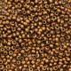 1.8mm AAA round seed beads 13/0, plated copper, #du3, approx. 30 gram bag