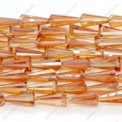 20pcs 8x15mm Chinese Artemis crystal beads strand #012
