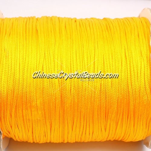 1.5mm nylon cord, yellow, Pave string unite, sold by the meter,
