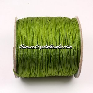 Nylon Thread 0.8mm, #125, olivine, sold per 130 meter bobbin