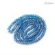 130Pcs 2x3mm Chinese Crystal Rondelle Beads strand, blue purple light