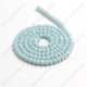 130Pcs 2x3mm Chinese Crystal Rondelle Beads, opaque lt aqua