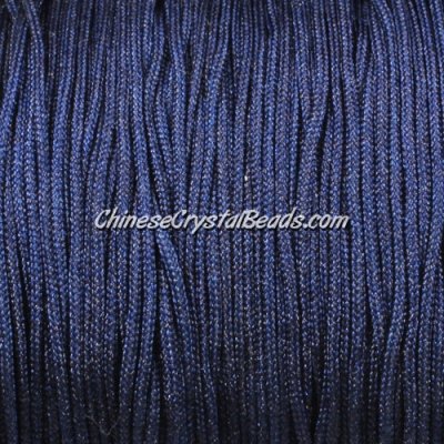 1.5mm nylon cord, dark blue, Pave string unite, sold by the meter,