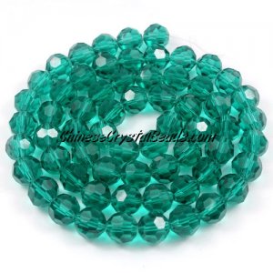 70Pcs 8mm Crystal Round beads strand, Emerald