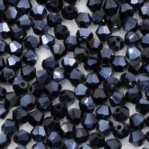 700pcs Chinese Crystal 3mm Bicone Beads gunmetal, AAA quality