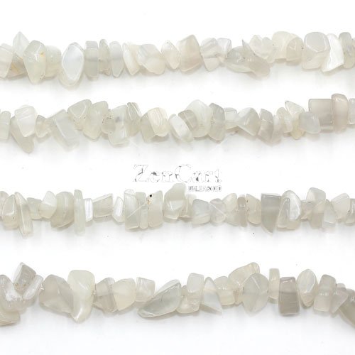 Malaysian marble chip Gemstone Chips, 5mm to 10mm, Hole:1mm, Length:Approx 35 Inch