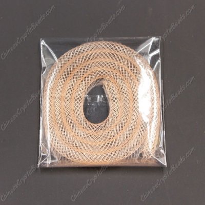 DIY Mesh Bracelet soft nylon fishnet tube, width:4mm, 40cm