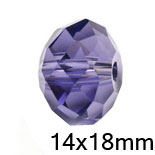 14x18mm Rondelle Beads