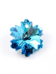 snowflake crystal pendant